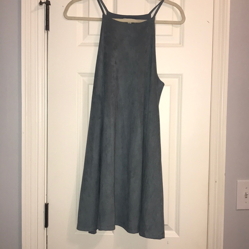Suede dress